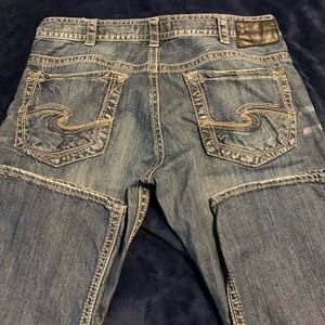 Men’s Silver Jeans Gordie Sz 38x30